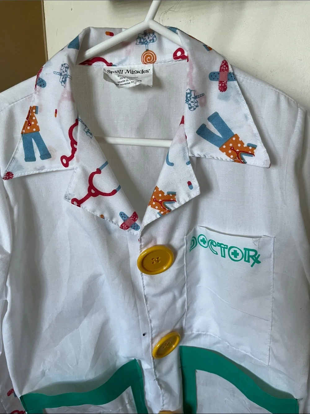 Small Miracles Children's White Doctor Play Lab Coat With Doctor Accessories